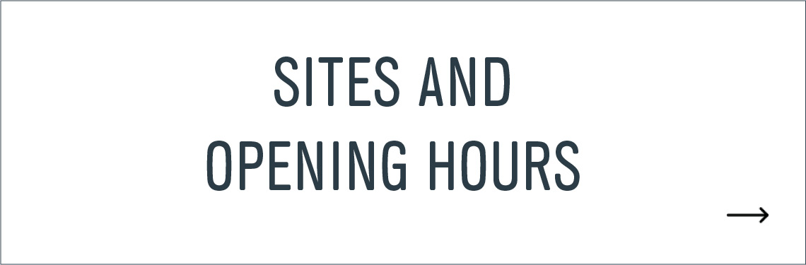 Sites and opening hours